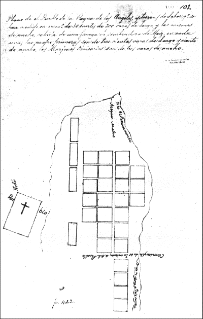 1781 Map of the Old Pueblo